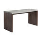 Madrid 59 X 23.5 inch Grey / Medium Brown Desk